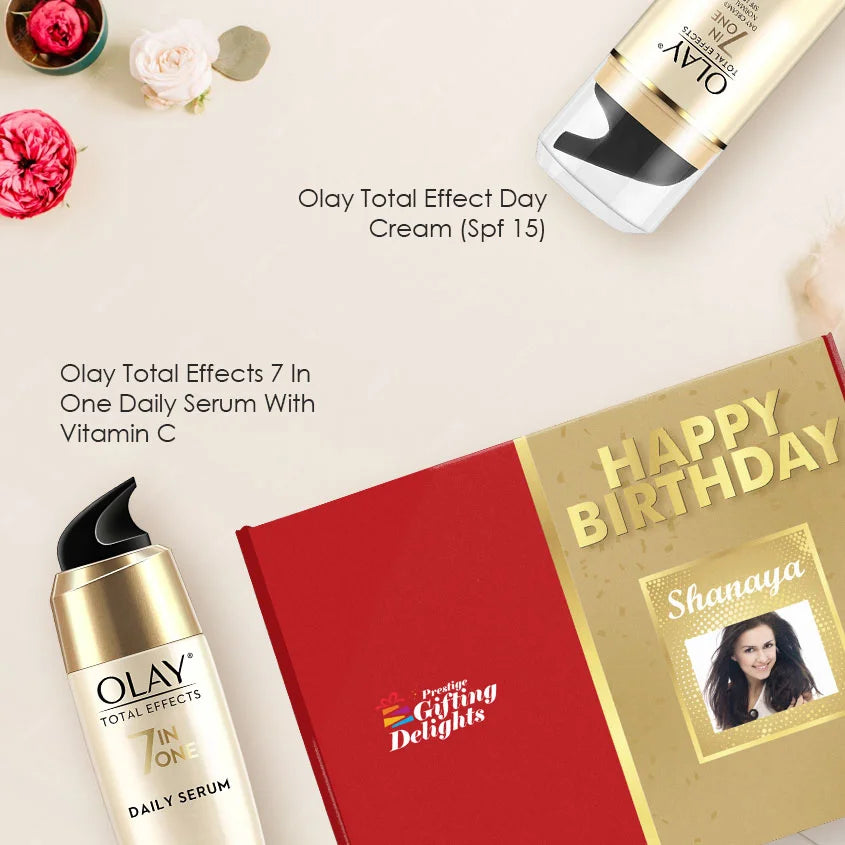 Olay Total Effect Cream + Serum Birthday Kit