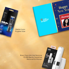 Gillette & Braun Trimmers New Year Gift Set