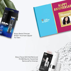 Gillette & Braun Trimmers Anniversary Gift Set