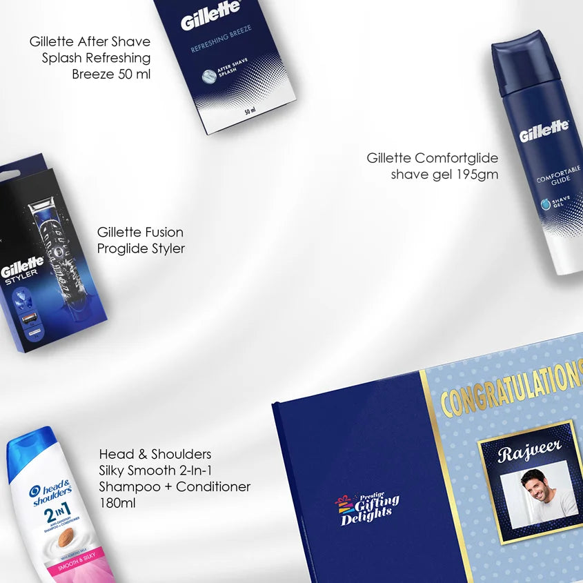 Men's Personal Care Essentials Congratulations Gift Pack
