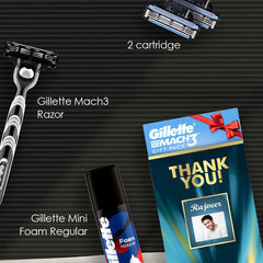 Gillette Mach3 Mini Foam Thank You Gift Pack