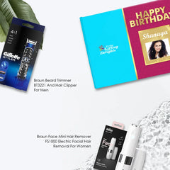 Gillette & Braun Trimmers Birthday Gift Set