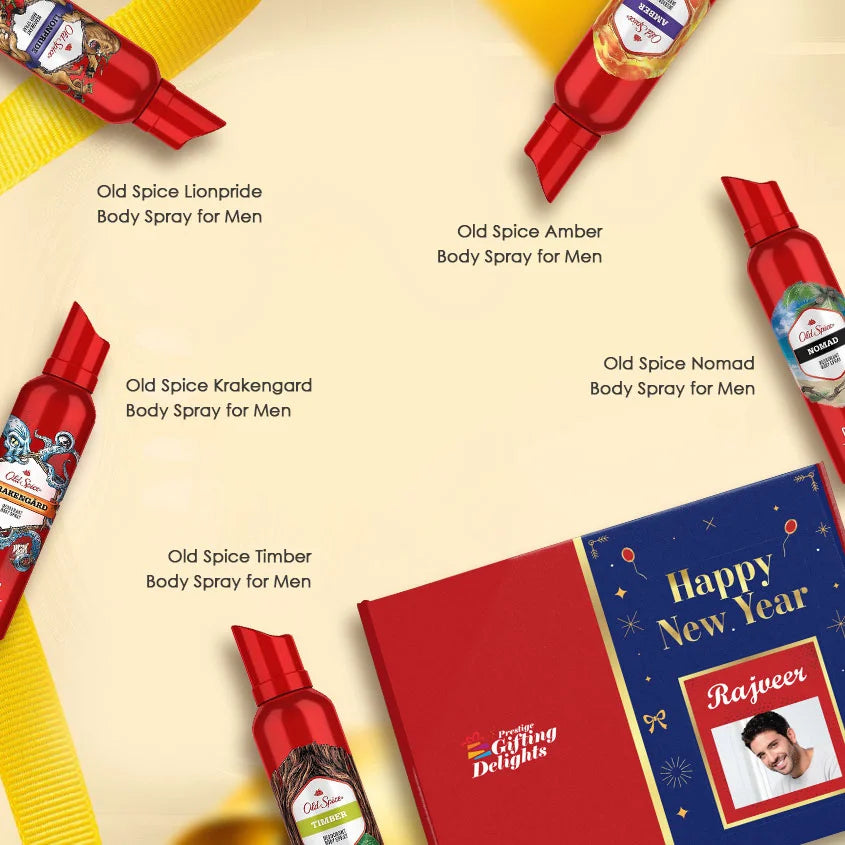 Oldspice Bundle Of 5 Deodrants New Year Gift Pack