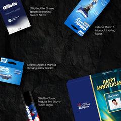 Gillette Mach3 Turbo Anniversary Gift Pack