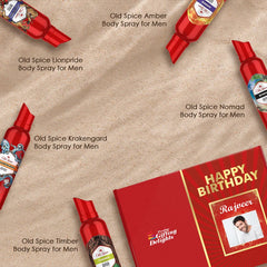 Oldspice Bundle Of 5 Deodrants Birthday Gift Pack
