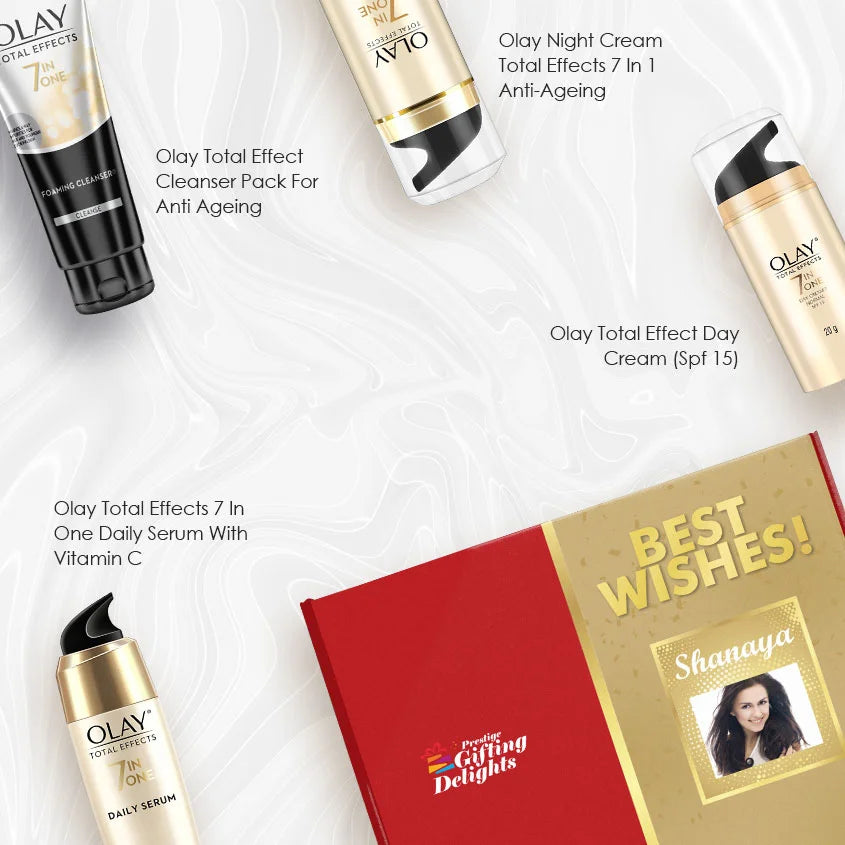 Olay Total Effect Mini Skincare Routine Best Wishes Gift Pack