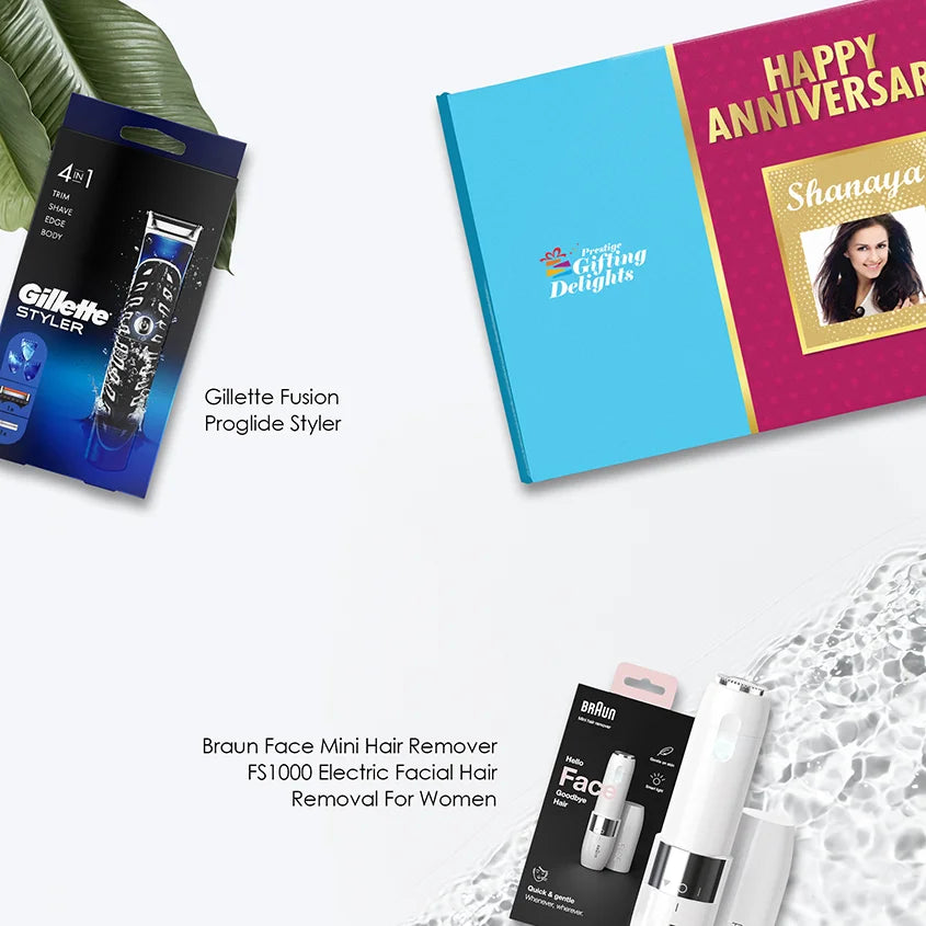 Gillette & Braun Trimmers Anniversary Gift Set