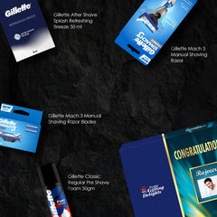 Gillette Mach3 Turbo Congratulations Gift Pack