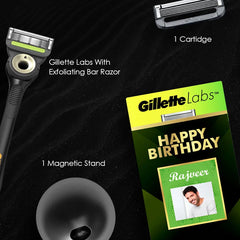 Gillette Labs With Exfoliating Bar Birthday Kit