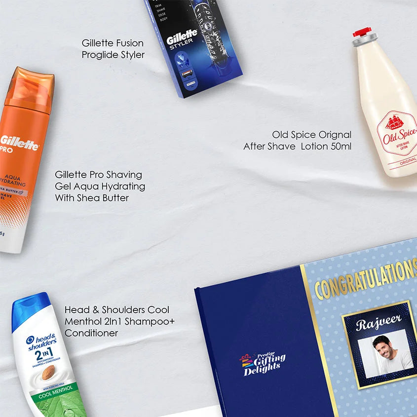 P&G Men's Personal Grooming Essentials Congratulations Gift Pack