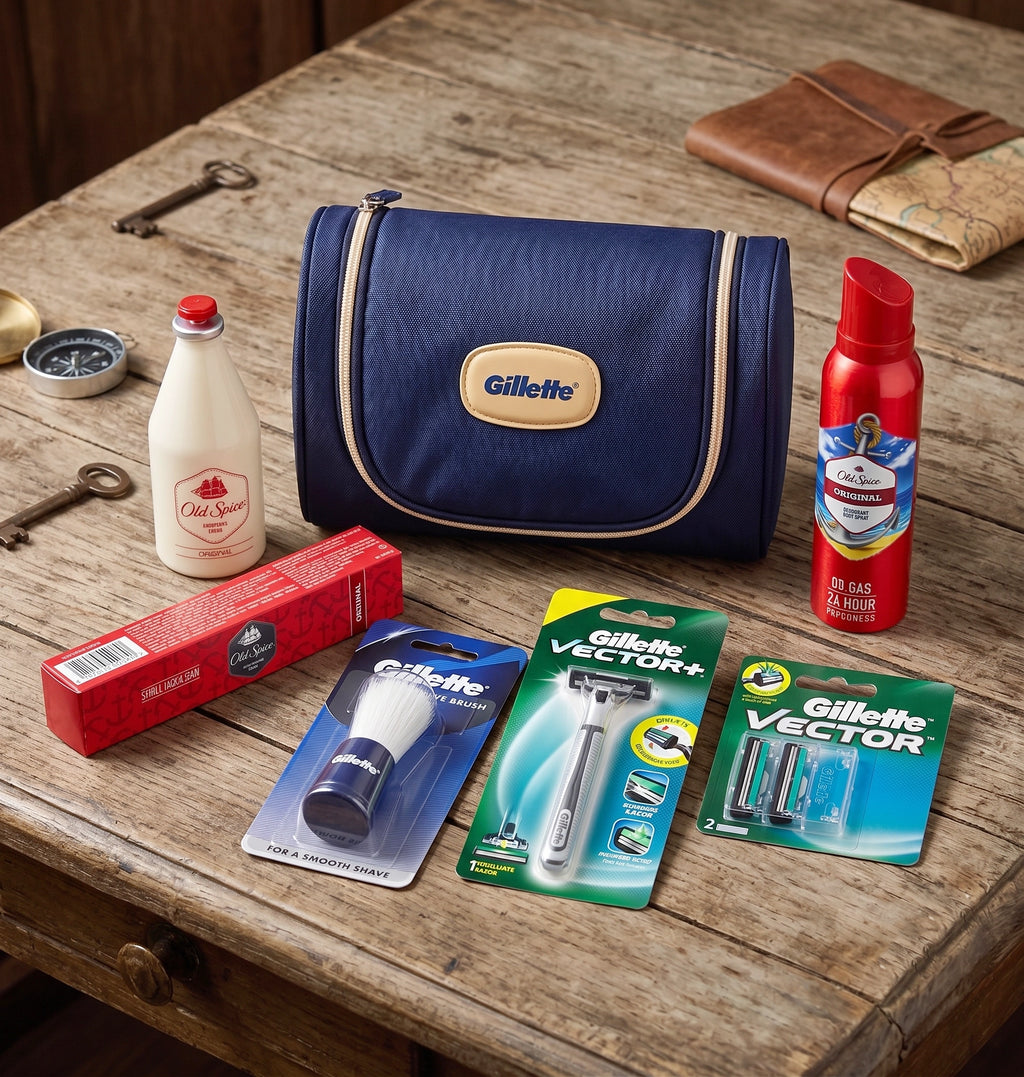 Gillette Vector travel kit