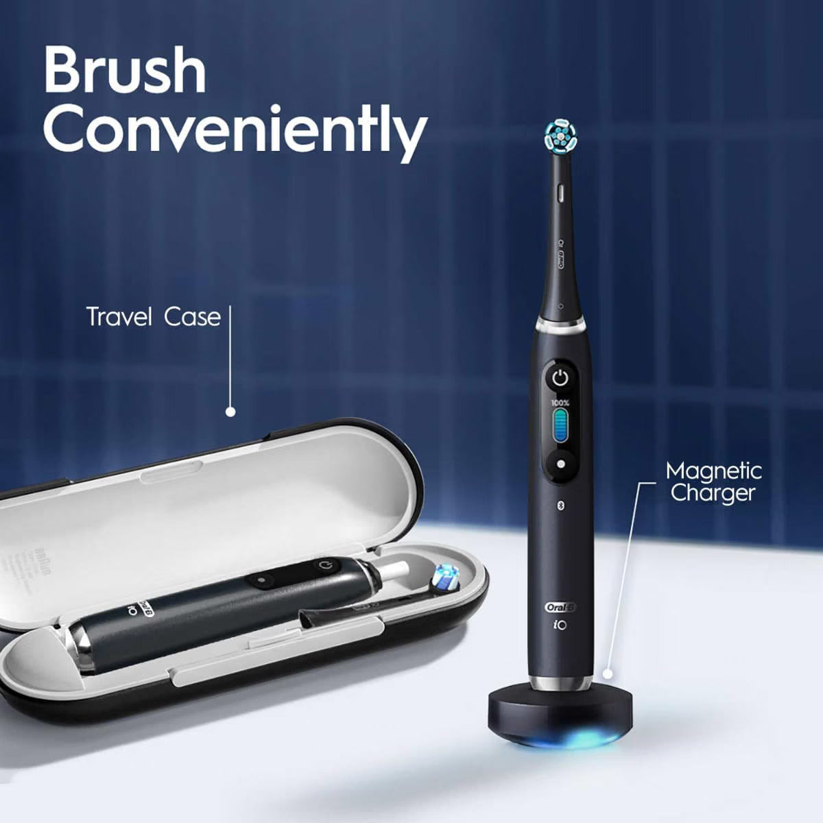 Oral-B iO9 Rechargeable Smart Electric Toothbrush Congratulations Kit