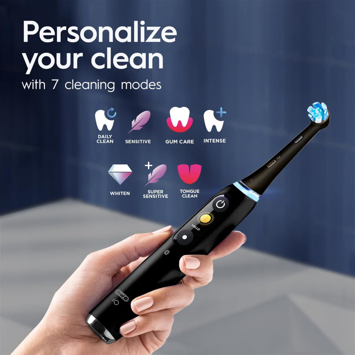Oral-B iO9 Rechargeable Smart Electric Toothbrush Congratulations Kit