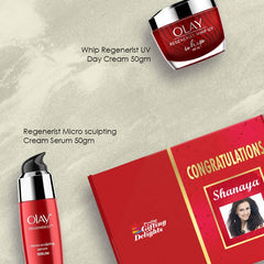 Olay Whip + Regenerist Serum Congratulations Gift Pack