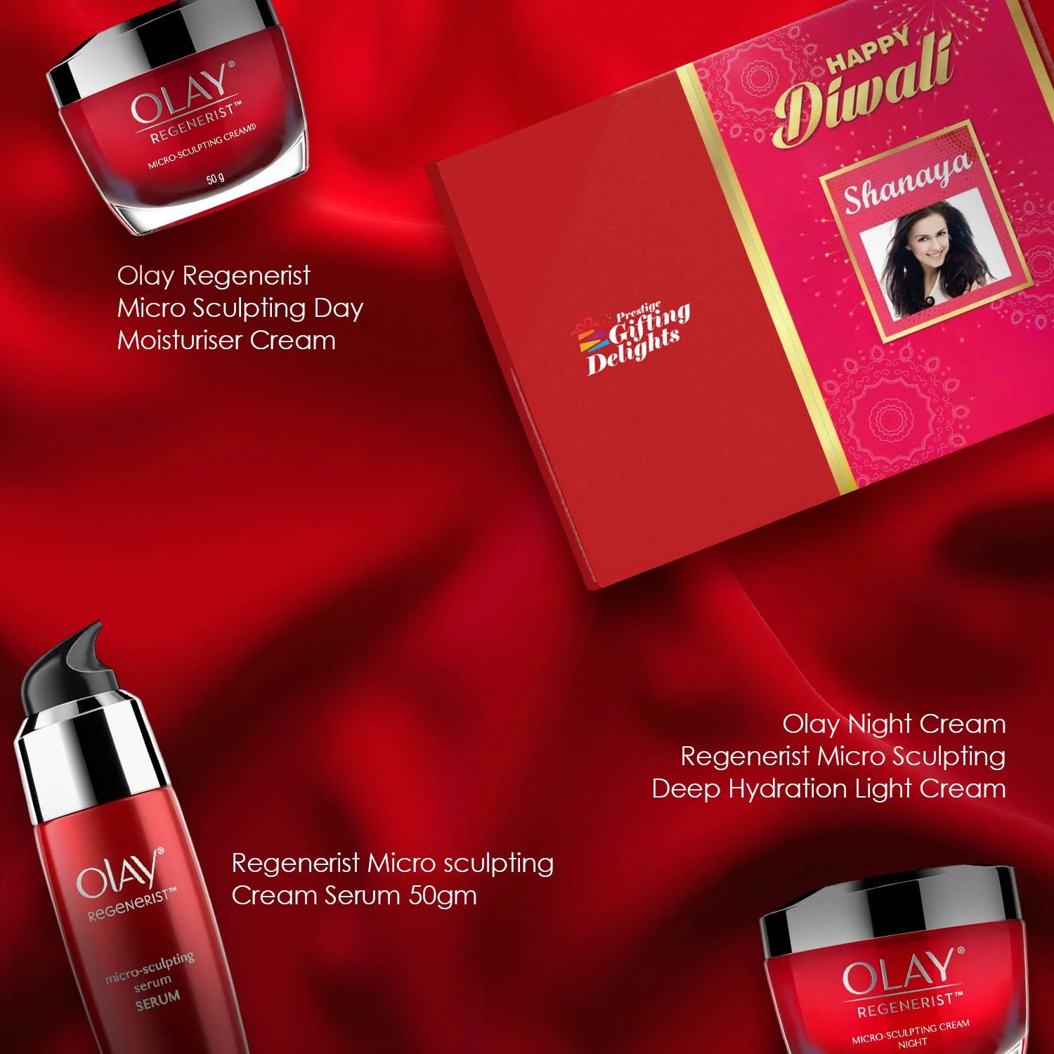 Olay RG Day & Night cream + RG Serum Diwali Gift Pack