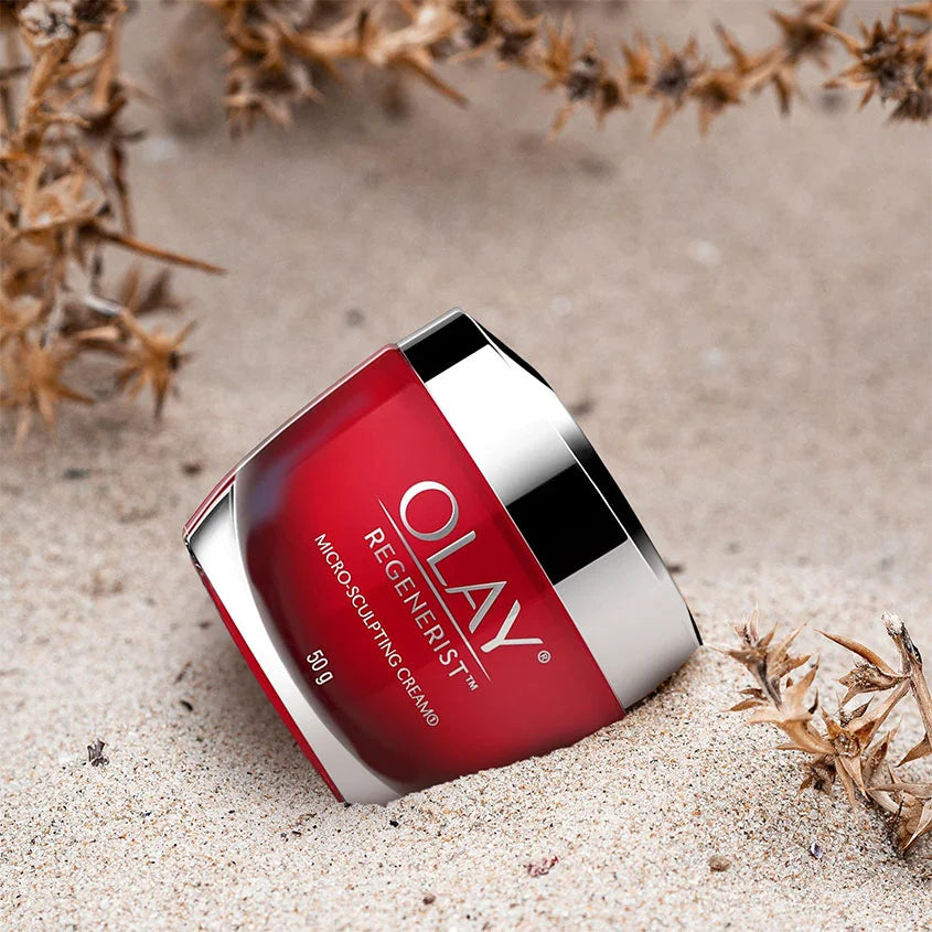 Olay Regenerist Micro Sculpting Day Moisturiser Cream Non SPF 50g with Cleanser 100g Christmas Gift Pack