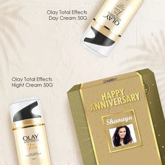 Olay Total Effects Day Cream + Olay Total Effects Night Cream – Slay All Day Anniversary Gift Pack