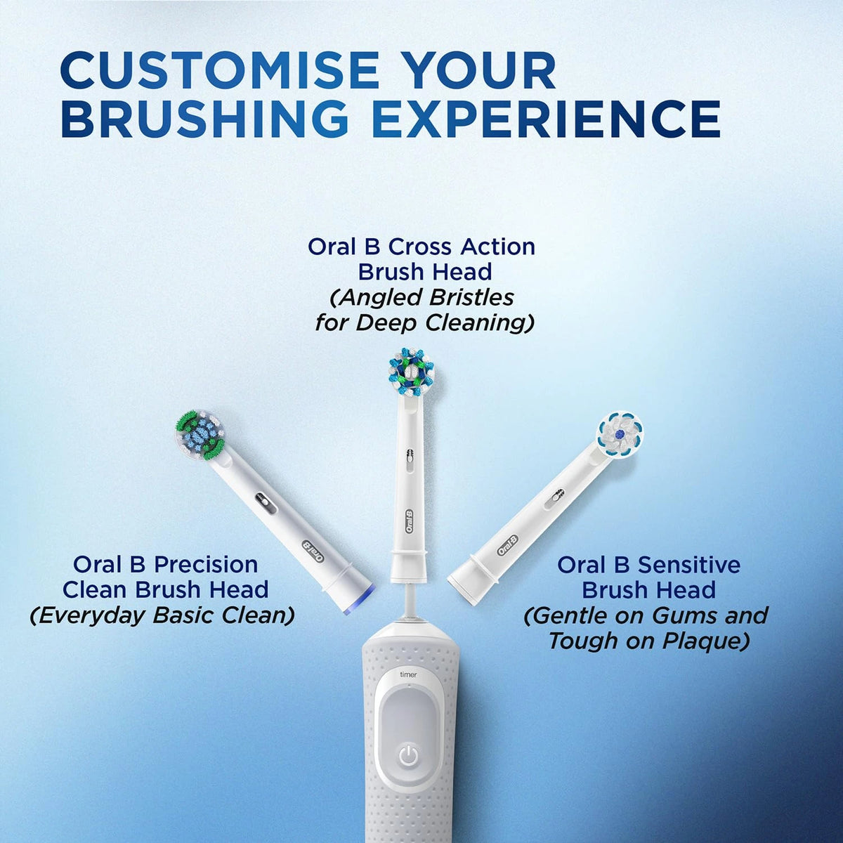 Oral B Vitality White and Clean Electric Rechargeable Toothbrush Thankyou Gift Pack