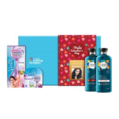 Gillette Venus Breeze & Premium Beauty Bath Valentines Gift Pack