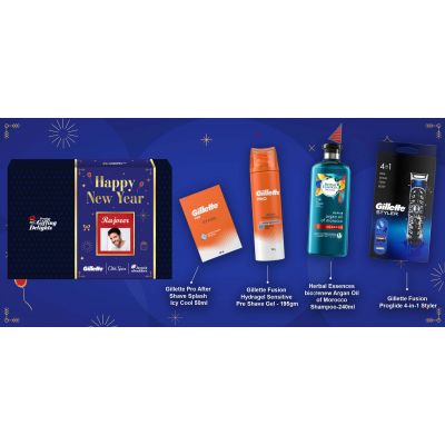 Mens Beard & Hair Premium Grooming New Year Gift Pack