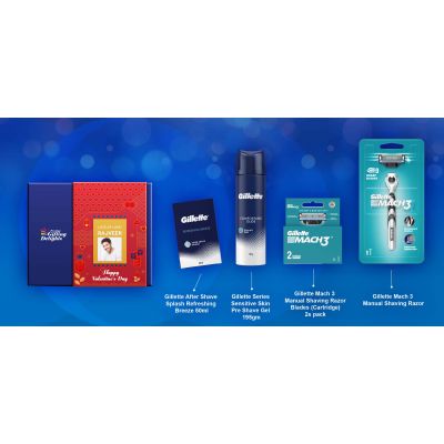 Mach3 Complete Grooming Regimen Valentine Gift Pack