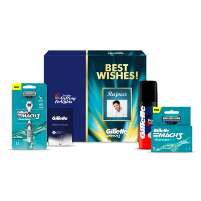 Gillette Mach3 Turbo Sensitive Soothing Corporate Gift Pack