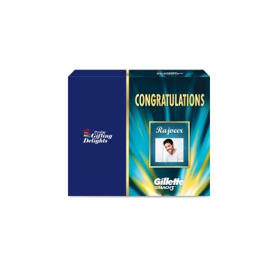 Gillette Mach3 Turbo Sensitive Soothing Congratulations Gift Pack