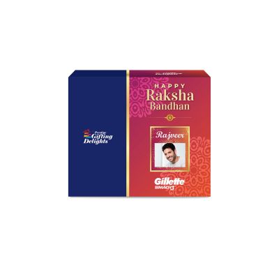 Gillette Mach3 Turbo Sensitive Soothing Rakhi Gift Pack