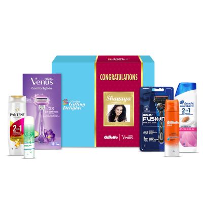 Breeze And Glide Shaving Congratulations Gift Pack For The Duo