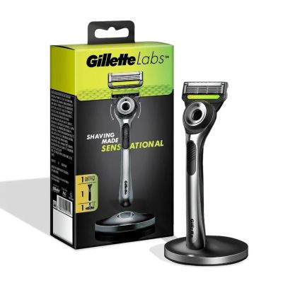 Gillette Mens Razor with Exfoliating Bar by GilletteLabs