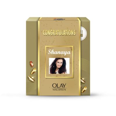 Olay Total Effect Day Cream (Spf 15), 50g & Cleanser Pack For Anti Ageing, 100g Congratulation Gift Pack