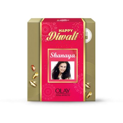 Olay Total Effect Day Cream (Spf 15), 50g & Cleanser Pack For Anti Ageing, 100g Diwali Gift Pack