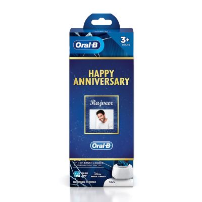Oral B Kids Electric Rechargeable Toothbrush, Featuring Spiderman Characters Anniversary Gift Pack