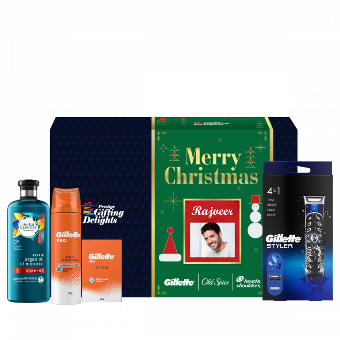 Mens Beard & Hair Premium grooming Christmas Gift Pack
