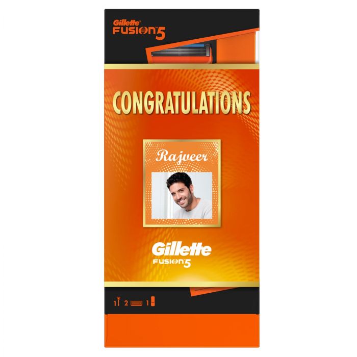 Gillette Fusion5 Premium Congratulation Gift Pack for Men