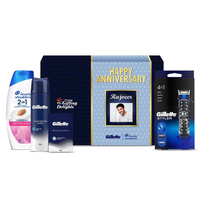 Men's Personal Care Essentials Happy Anniversary Gift Pack