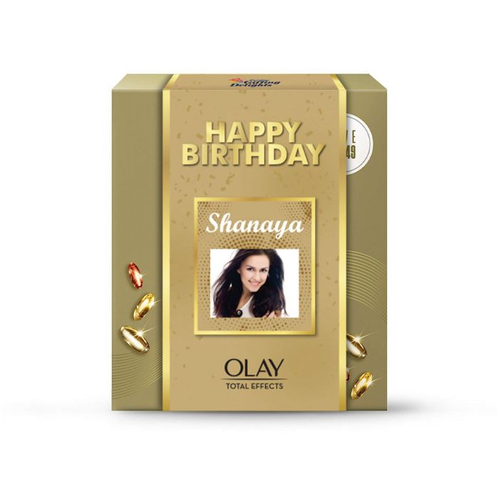 Olay Total Effect Day Cream (Spf 15), 50g & Cleanser Pack For Anti Ageing, 100g Birthday Gift Pack