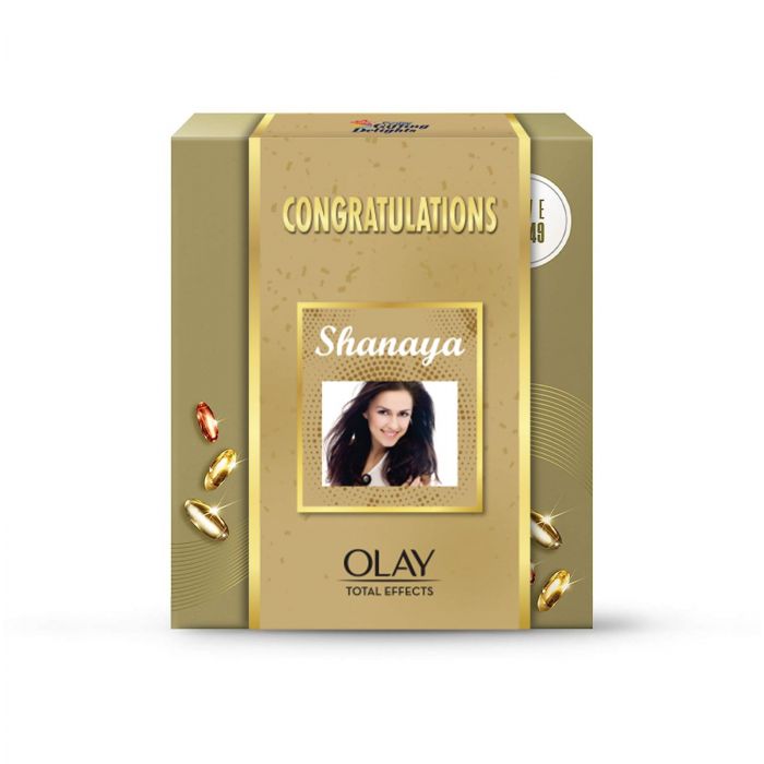 Olay Total Effect Day Cream (Spf 15), 50g & Cleanser Pack For Anti Ageing, 100g Congratulation Gift Pack