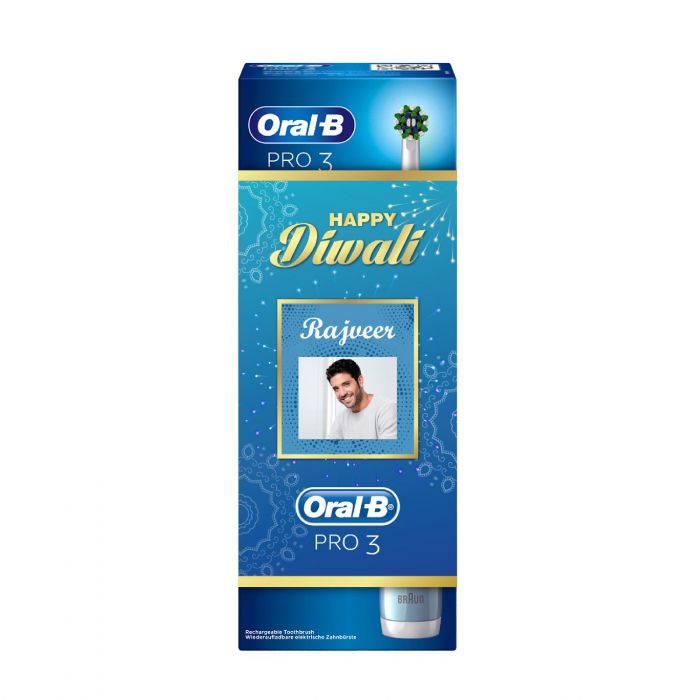 Oral B Pro 3 Electric Toothbrush with Triple Pressure Control Diwali Gift Pack