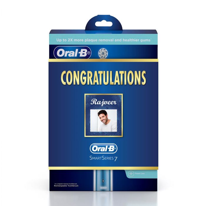 Oral B Smart 7 Electric Toothbrush Congratulation Gift Pack