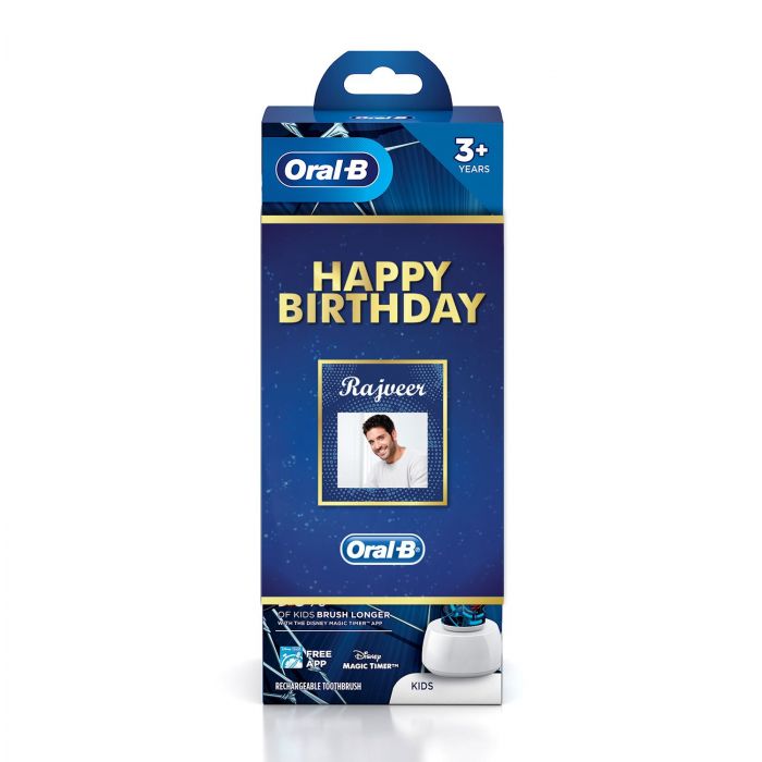 Oral B Kids Electric Rechargeable Toothbrush, Featuring Spiderman Characters Birthday Gift Pack