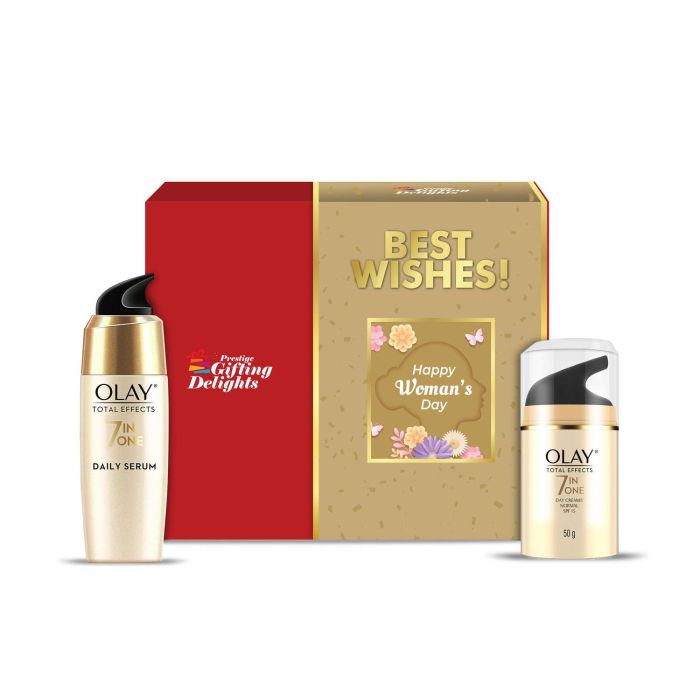 Olay Total Effect Cream and Serum Womens Day Kit