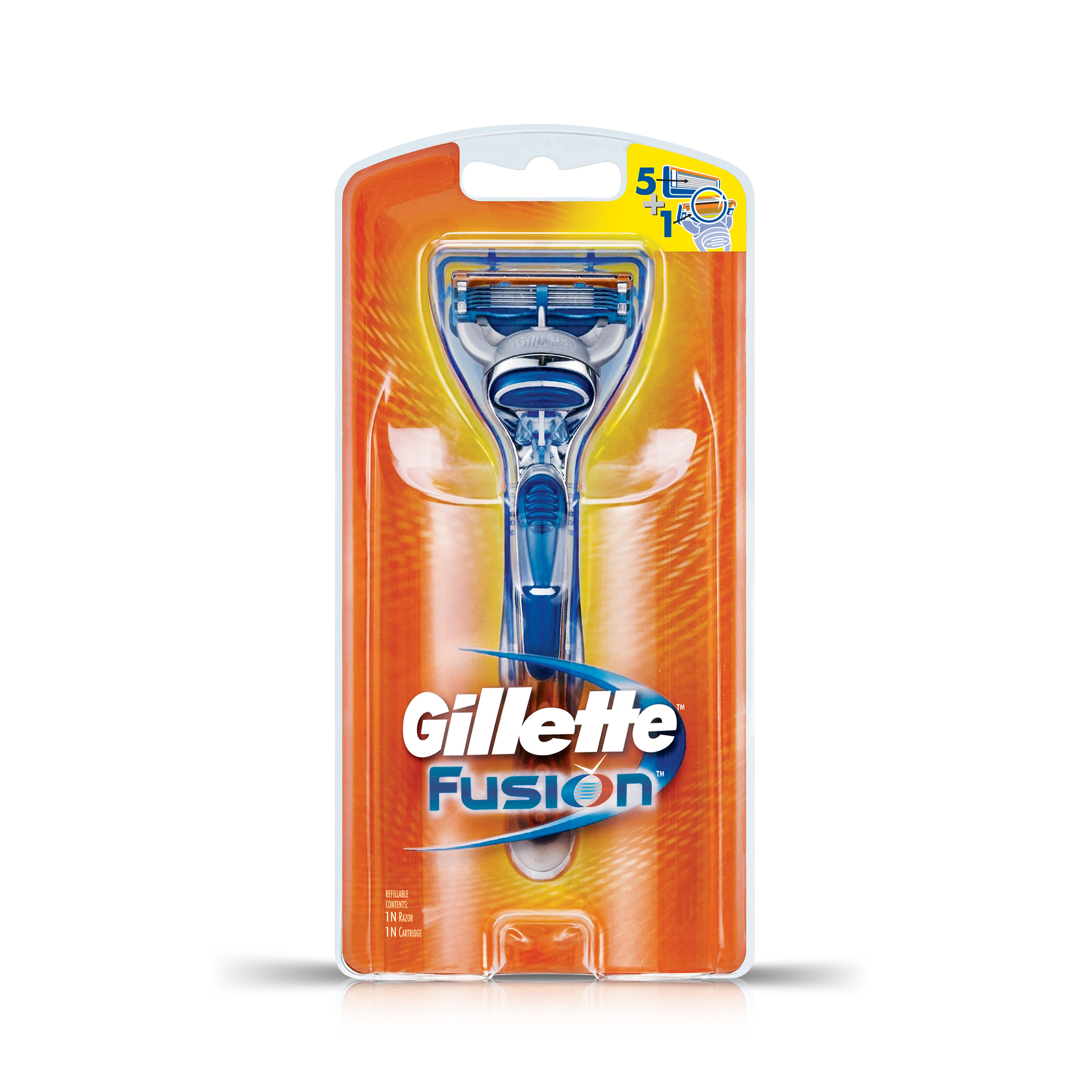 Gillette Fusion Razor Shaving Congratulations Gift Pack for Men with 4 Cartridge