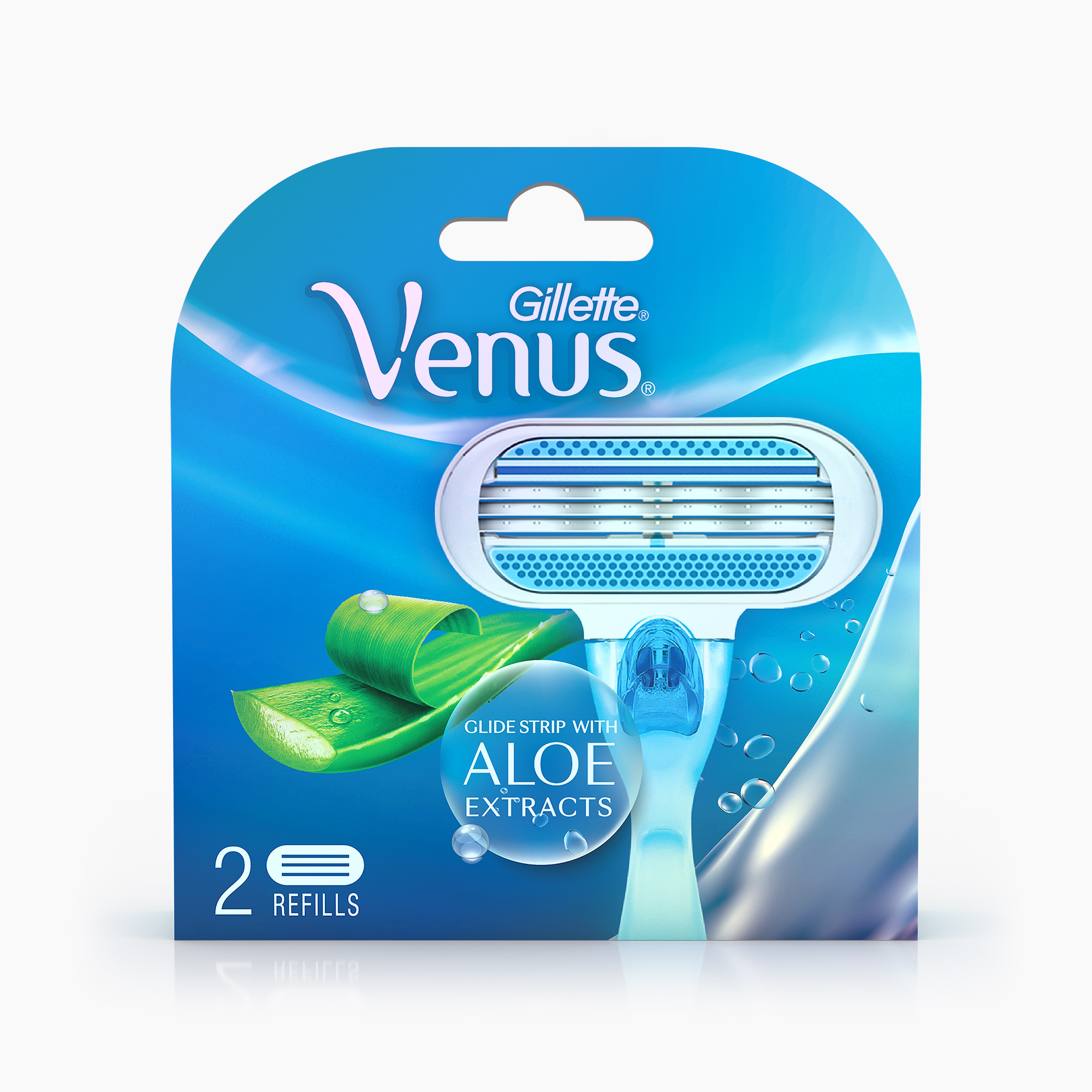 Gillette Venus Razor Blades for Women – Pack of 2 Cartridges