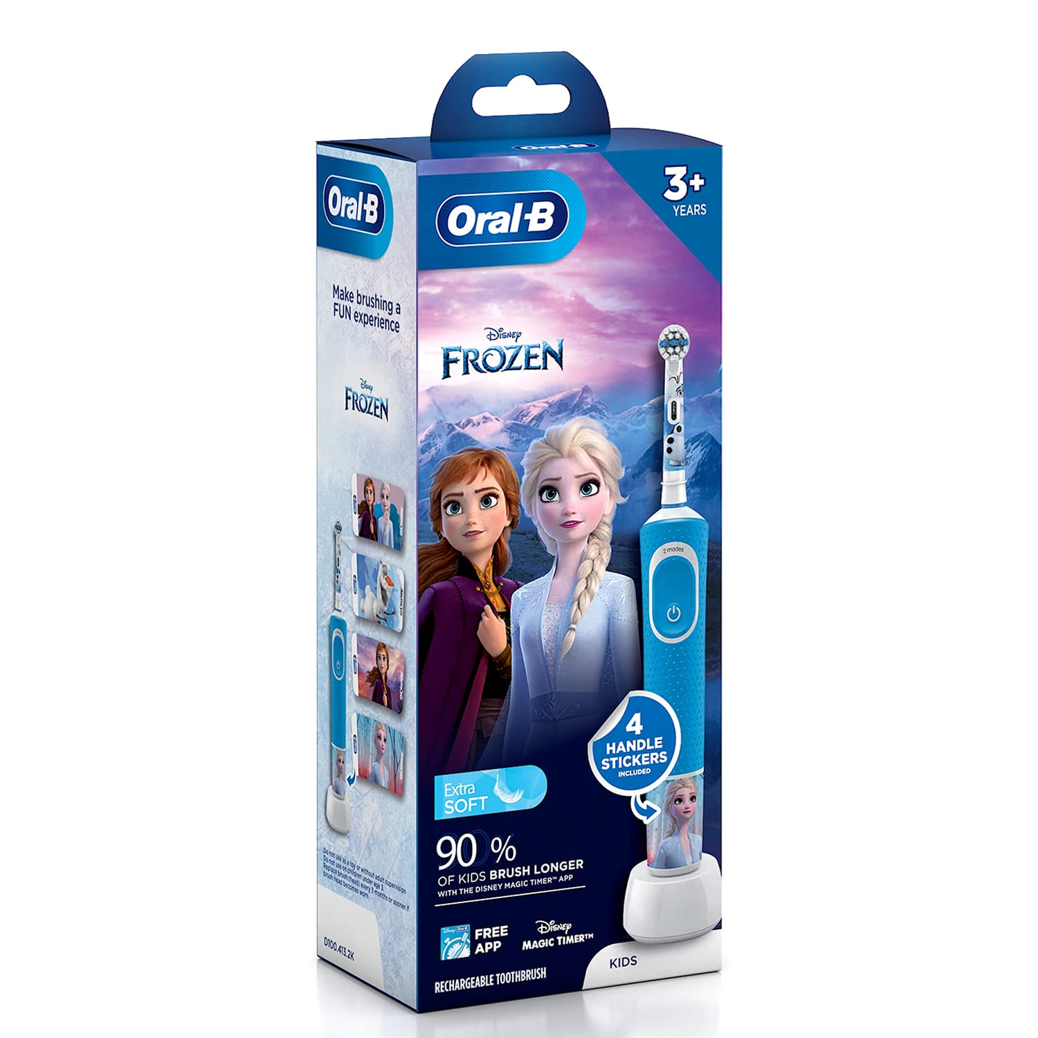 Oral-B Kids Electric Rechargeable Toothbrush Frozen Thank You Gift Pack