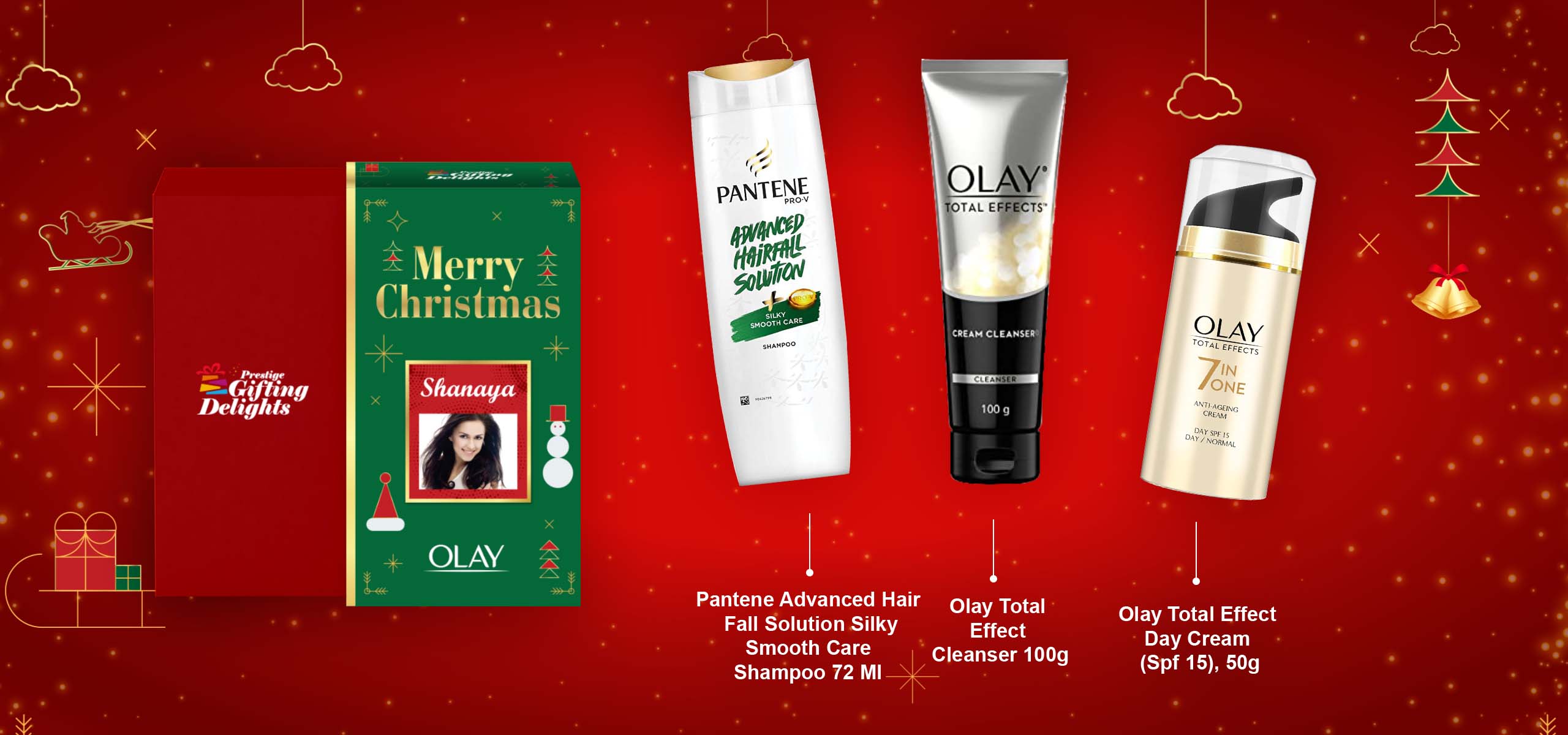 Women Robust Hair & Skincare Regimen Christmas Giftpack