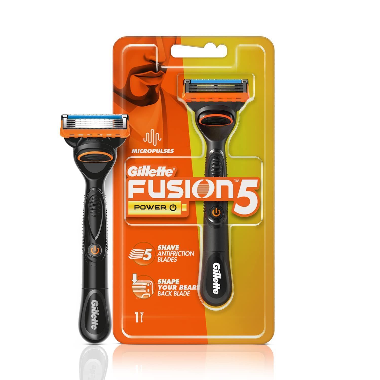 Gillette Fusion Power Razor Complete Shaving Corporate Gift Pack For Men With 4 Cartridge
