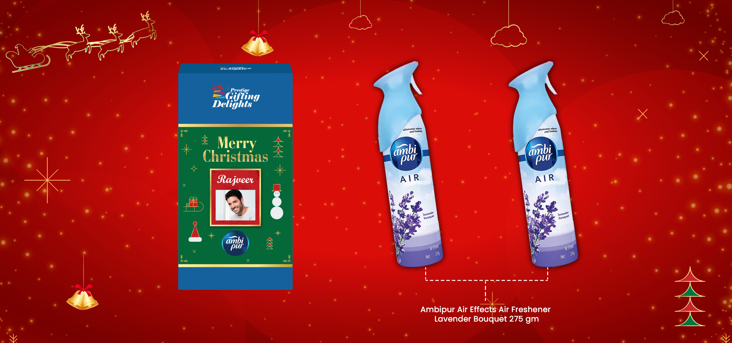 Ambi Pur Home Air Freshener Starter Christmas Gift Pack Banner