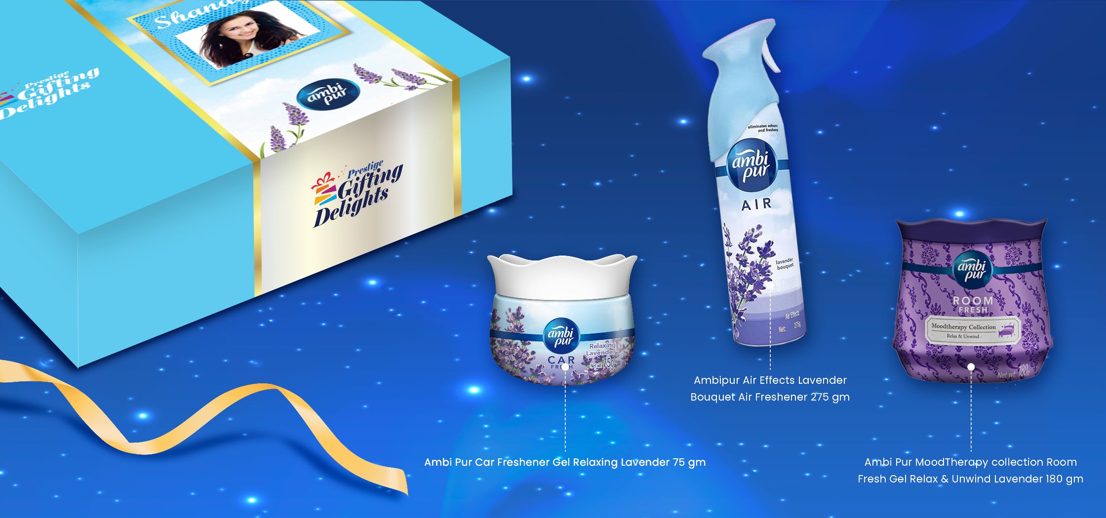 Ambipur Lavender Corporate Trio Gift Pack