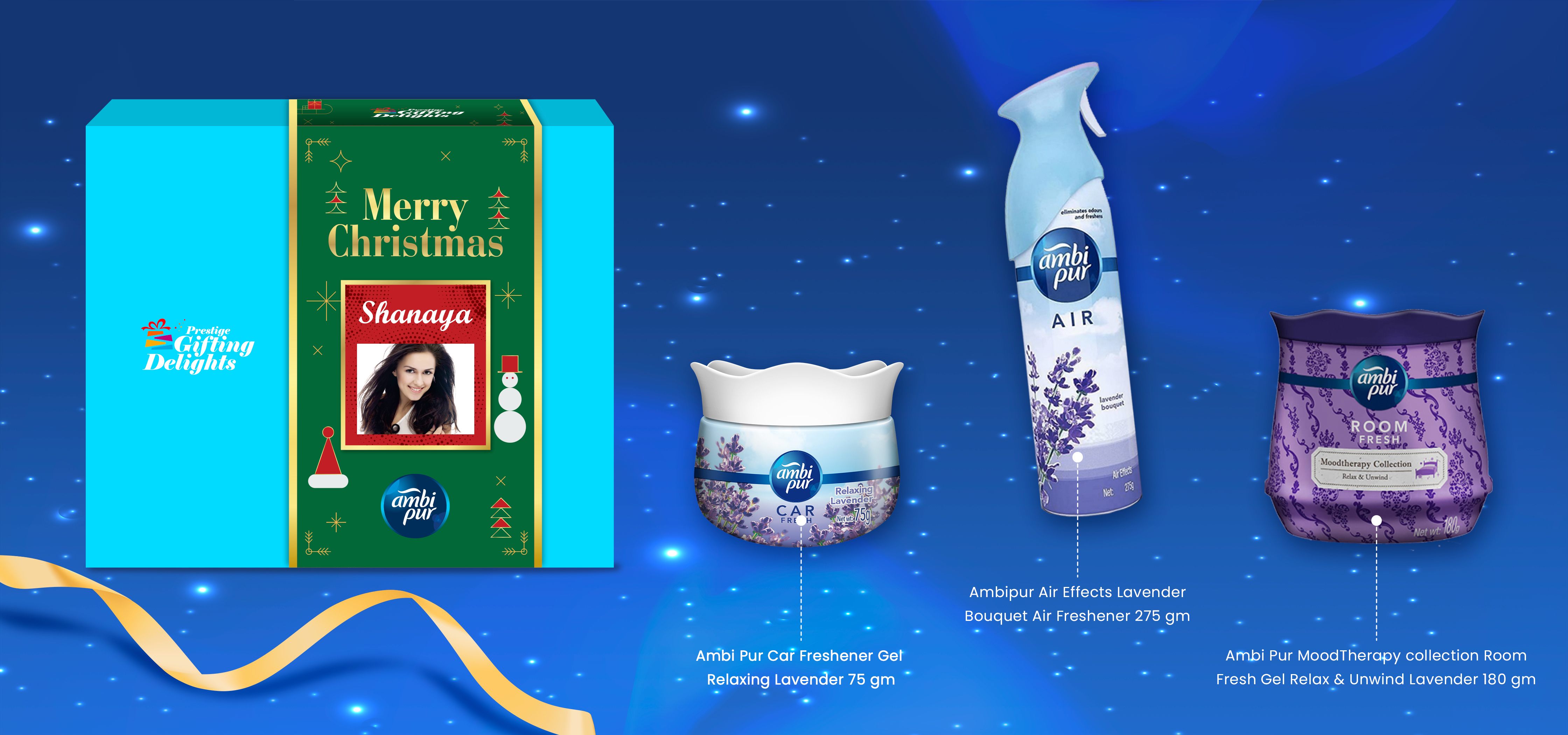 Ambipur Lavender Christmas Trio Gift Pack